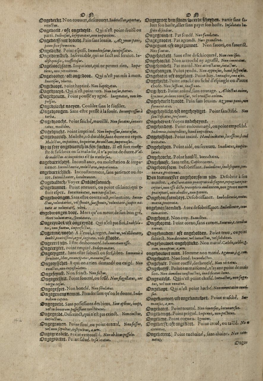 1573 - Christophe Plantin - Trésor du langage bas-allemand - Greifswald