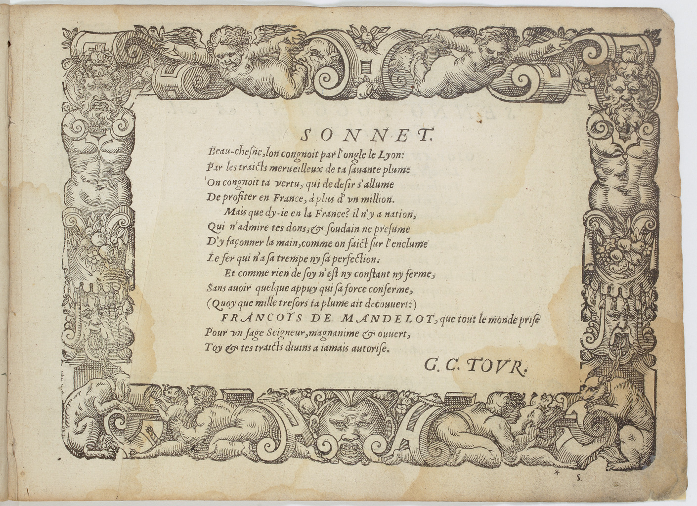 1580 - Jean de Beauchesne - Trésor d’écriture - BnF