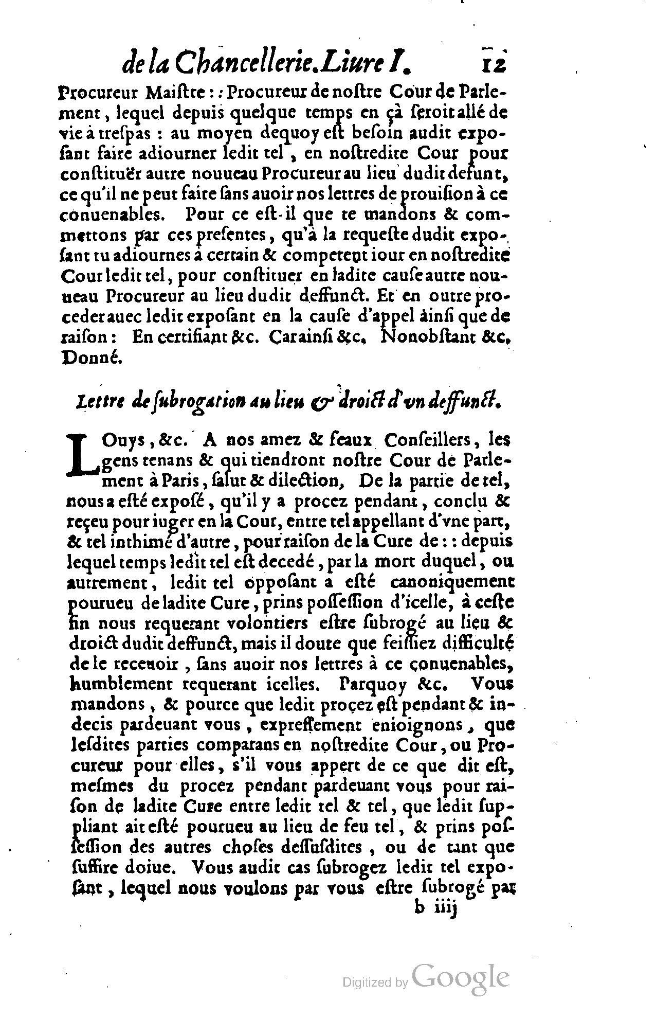 1614 - Jean Richer - Trésor du nouveau style et protocole de la chancellerie de France - BSB Munich