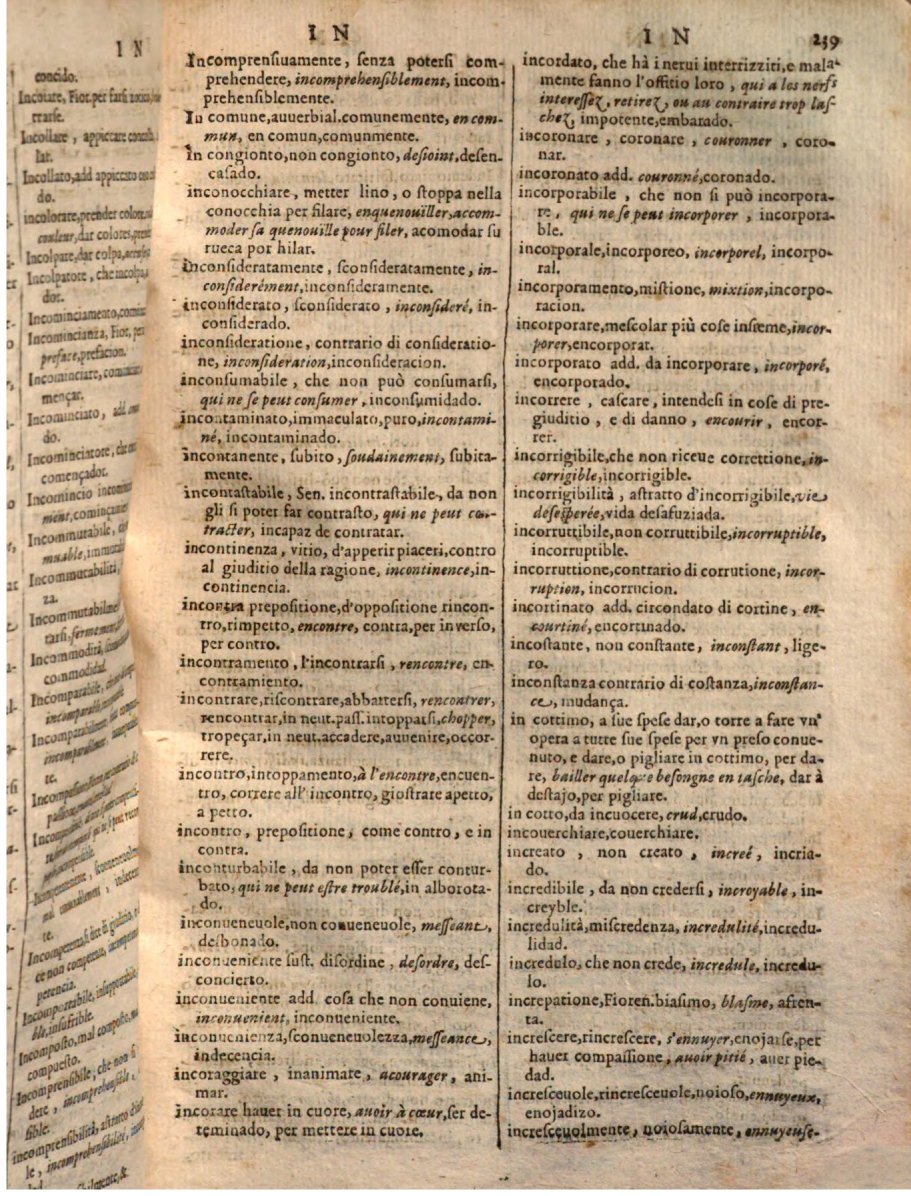 1644 - Jacques Crespin - Trésor des trois langues - Passau