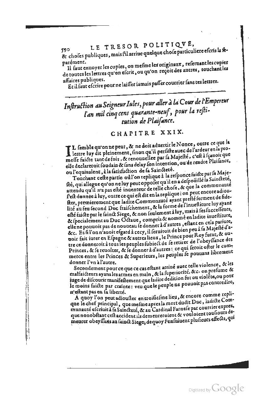 1611 - Pierre Chevalier - Trésor politique - UGent