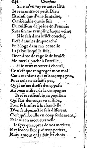 1623 - Jacques Cailloüé - Trésor ou recueil des chansons amoureuses - British Library