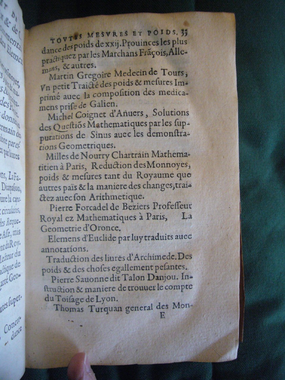 1602 - François Jacquin - Trésor des bons esprits français - BnF Arsenal