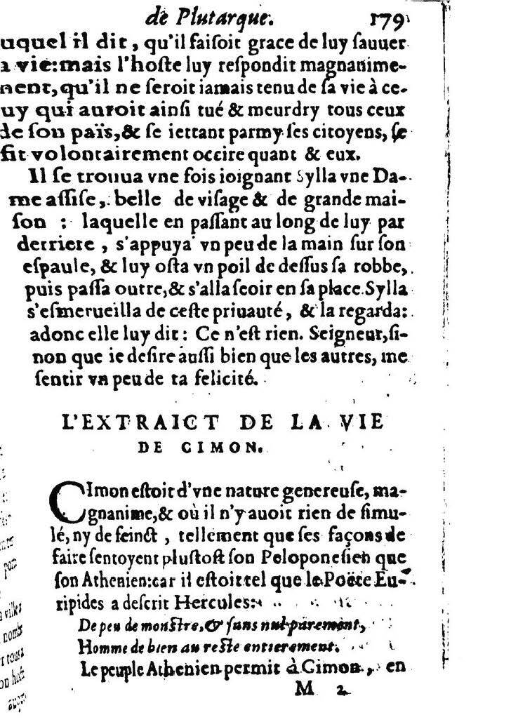 1611 - Pierre Rigaud - Trésor des vies de Plutarque - BM Lyon