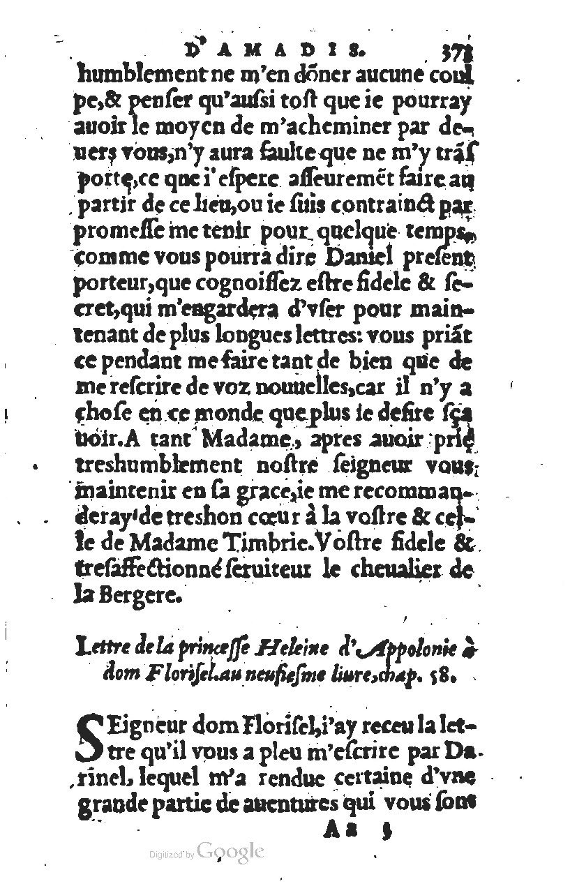 1567 - Jean Pygot - Trésor des Amadis - BM Lyon 1567 - Jean Pygot - Trésor des Amadis - BM Lyon
