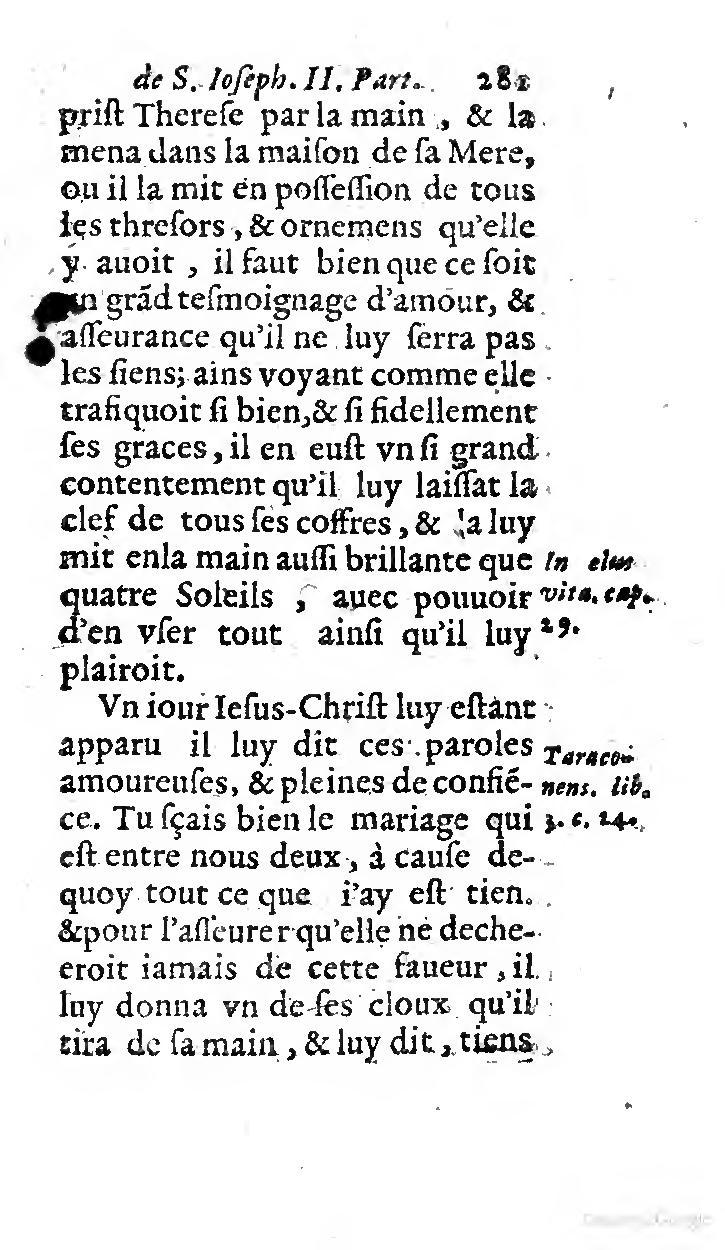1646 - Jean Piot - Trésor inestimable de Saint-Joseph - BNC Rome