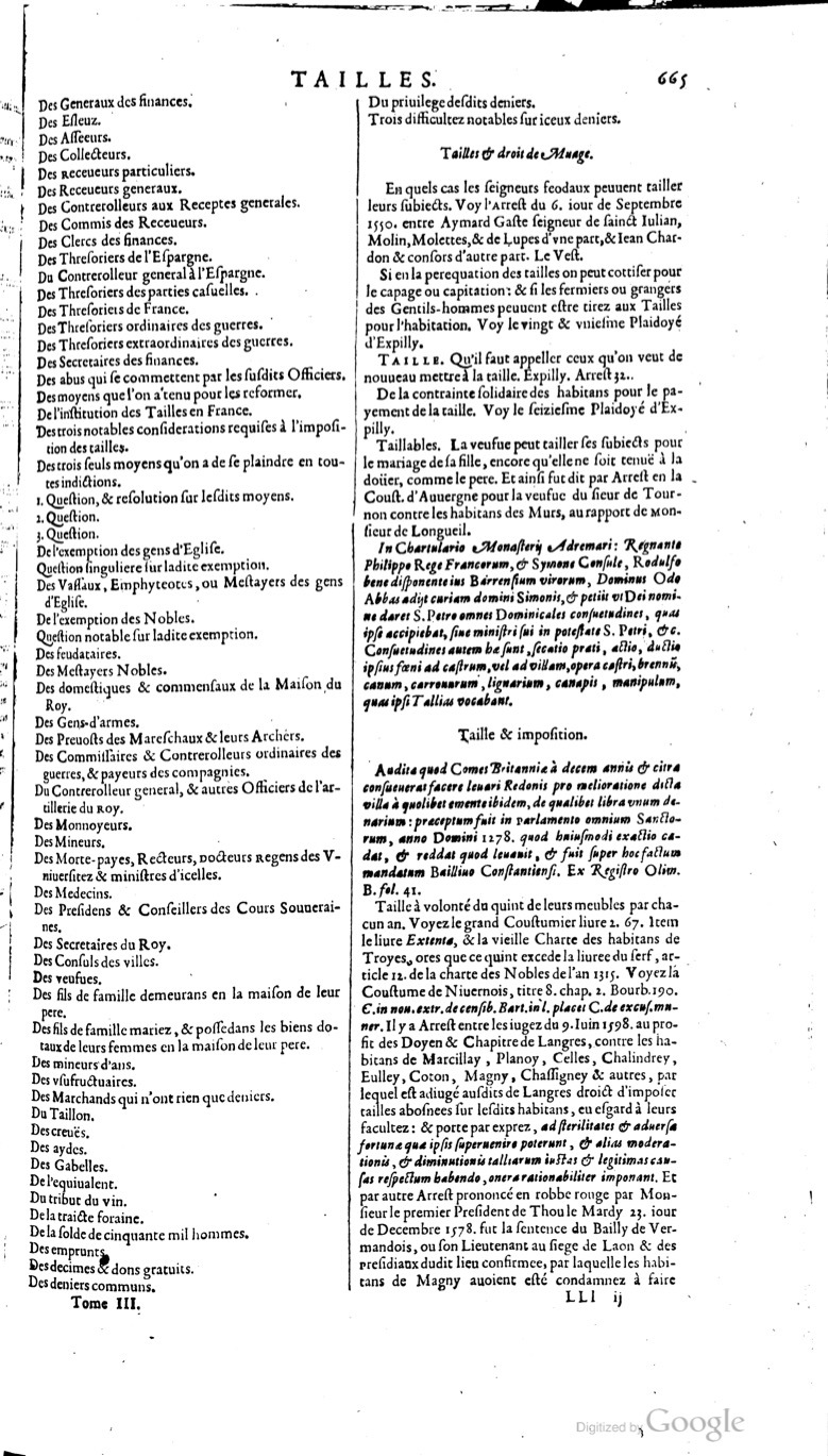 1629 - Veuve Nicolas Buon - Trésor du droit français (21754 T. 3) - BM Lyon