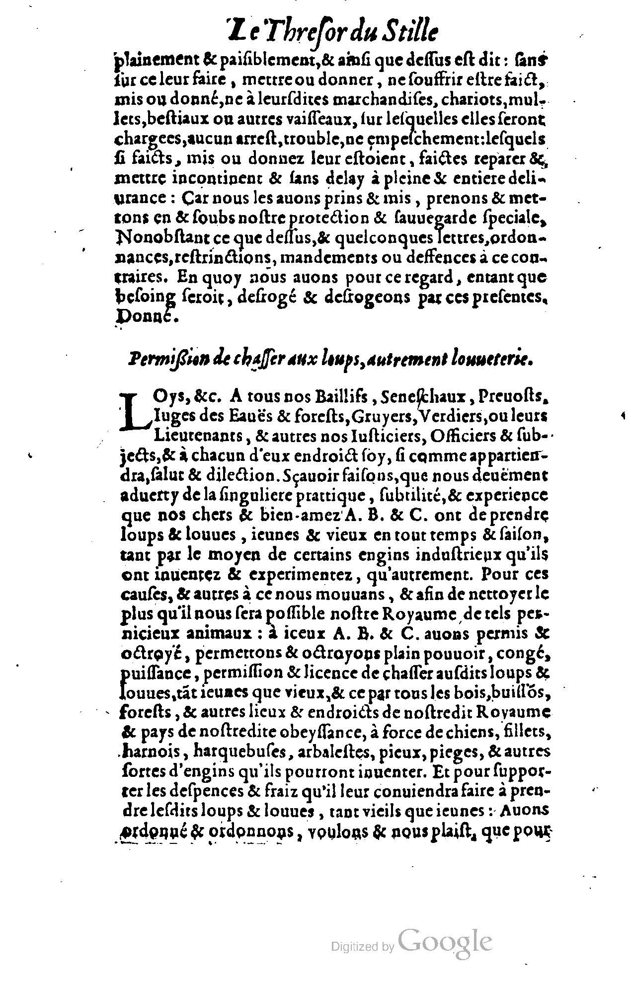 1614 - Jean Richer - Trésor du nouveau style et protocole de la chancellerie de France - BSB Munich