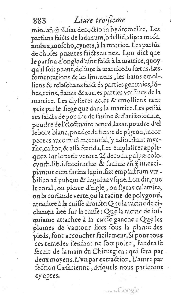 1585 - Jacques du Puis - Trésor des remèdes secrets pour les maladies des femmes - BnF