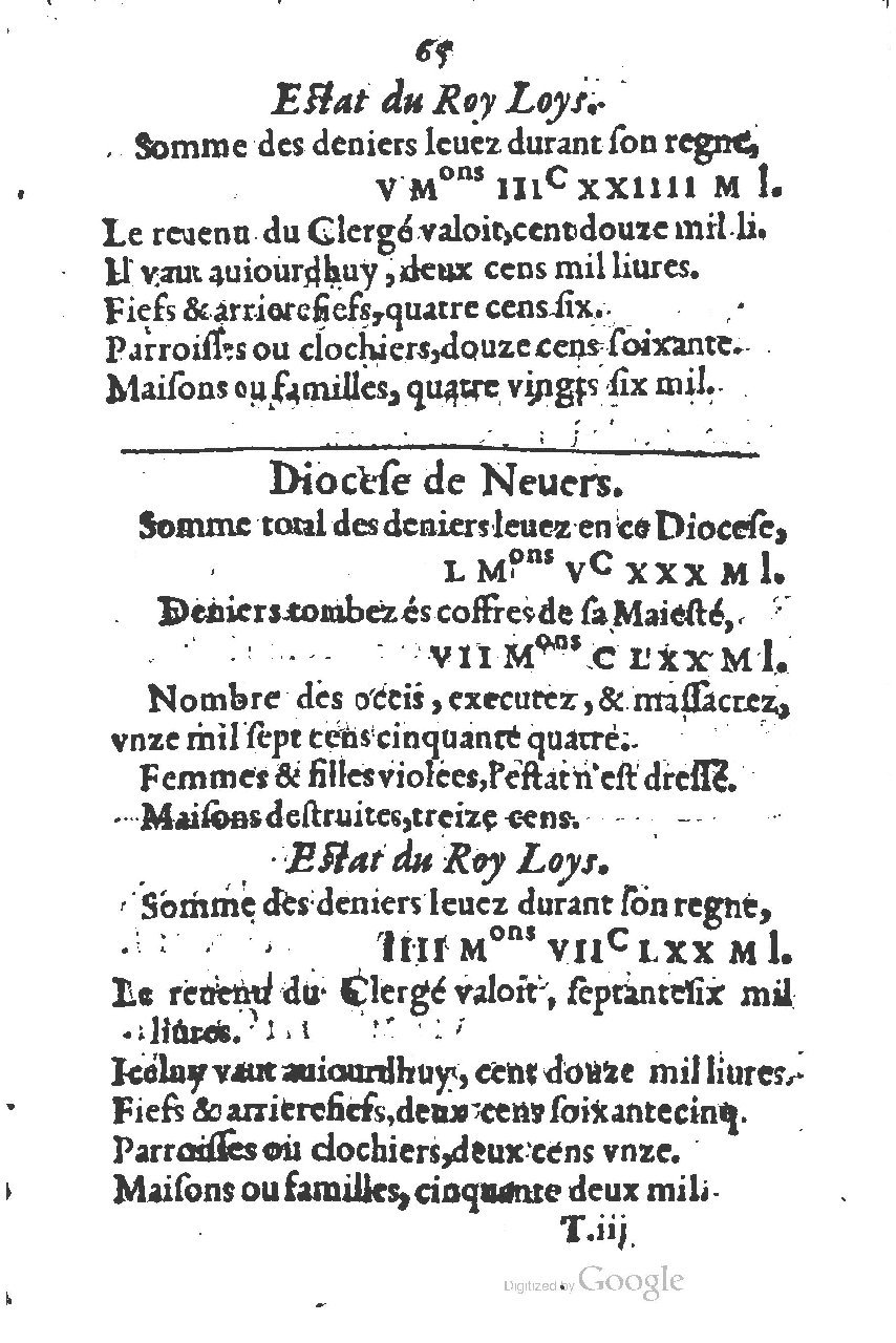 1581 - s.n. - Secret des trésors de France (Livre II) - BSB Munich