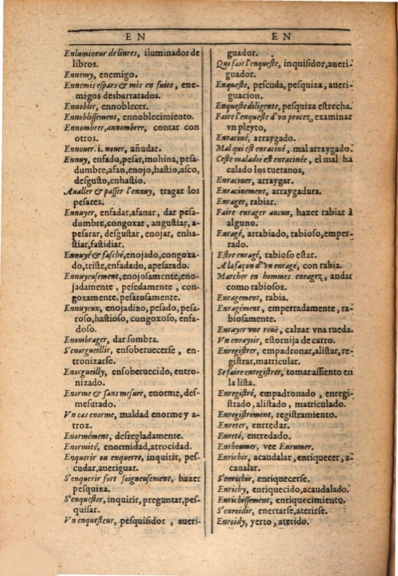 1607 - Marc Orry - Trésor des deux langues espagnole et française (Première et Seconde parties) - ÖNB Wien