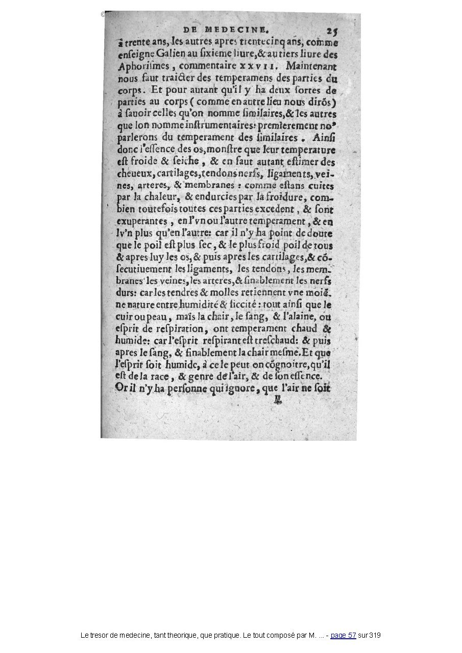 1560 - Pierre et Jan Moine - Trésor de médecine - Université Paris Cité