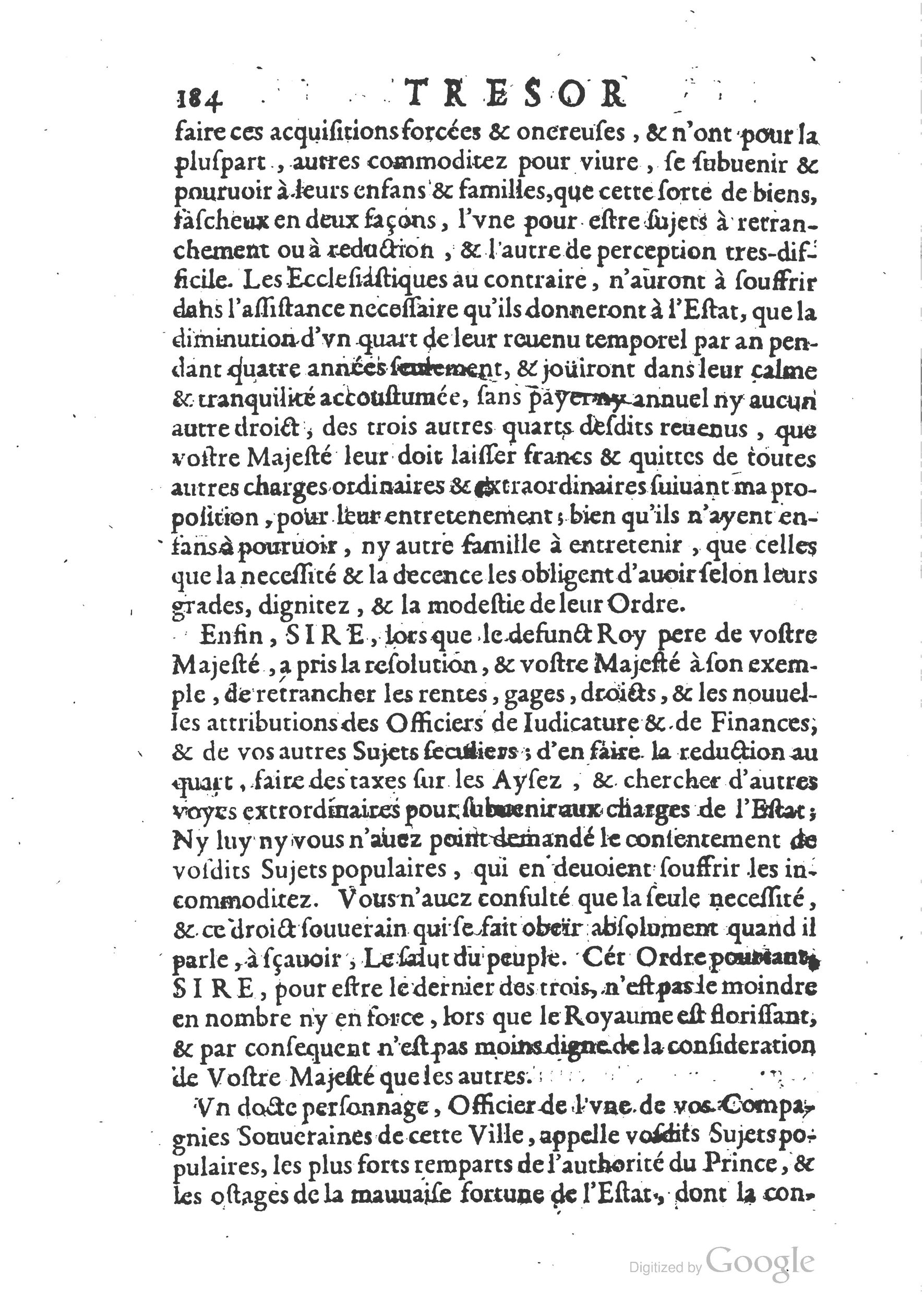 1654 - Michel Bobin - Trésor des harangues, remontrances et oraisons funèbres - BM Lyon