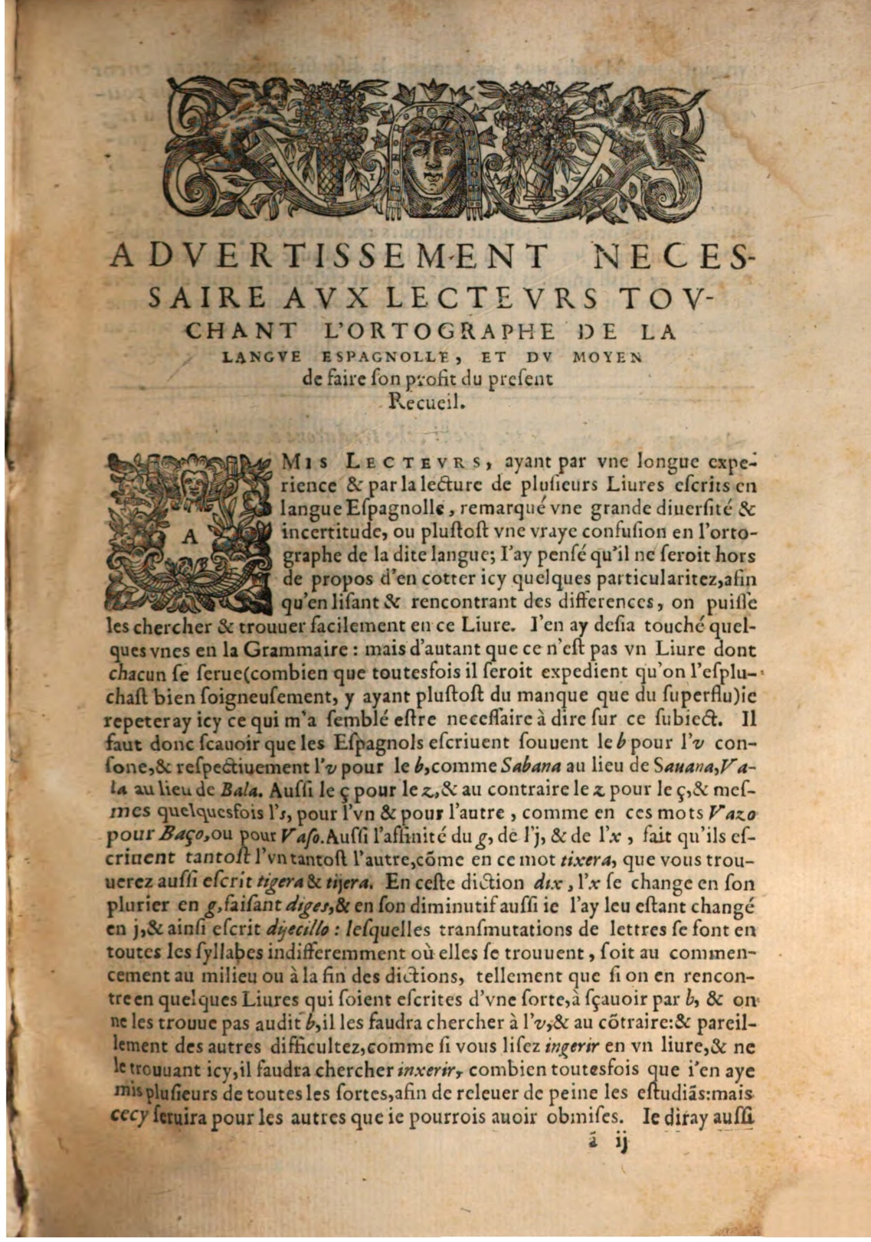 1609 - Philippe Albert et Alexandre Pernet - Trésor des trois langues française, italienne et espagnole (Première partie) - BSB Munich 1609 - Philippe Albert et Alexandre Pernet - Trésor des trois langues française, italienne et espagnole (Première partie) - BSB Munich