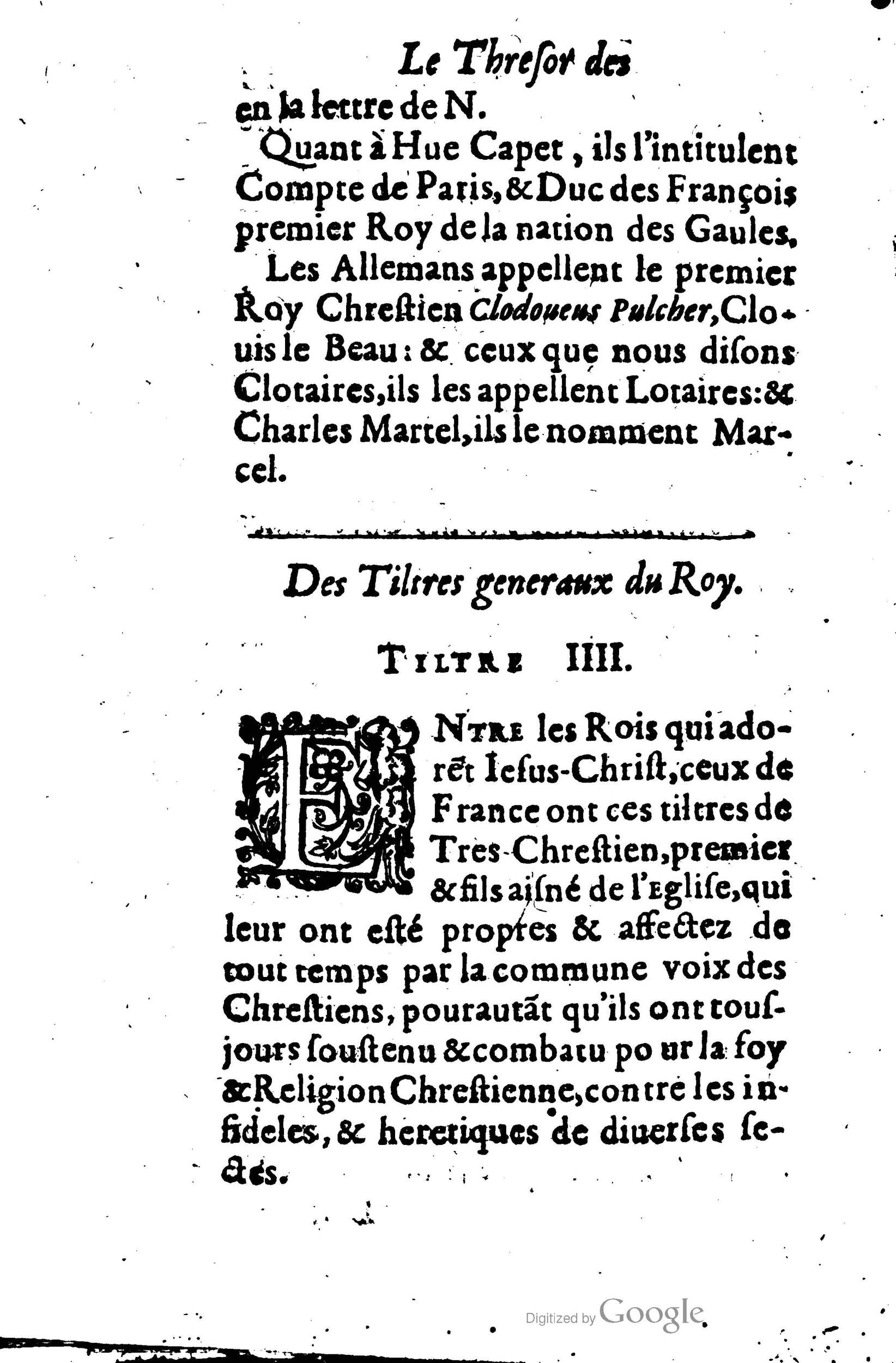 1619 - Jean Corrozet - Trésor des histoires de France - BSB Munich