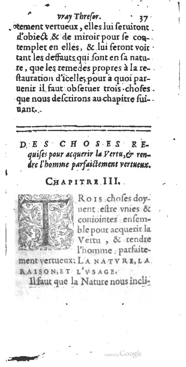 1615 - François Le Fèvre - Cabinet du vrai trésor - BCU Lausanne