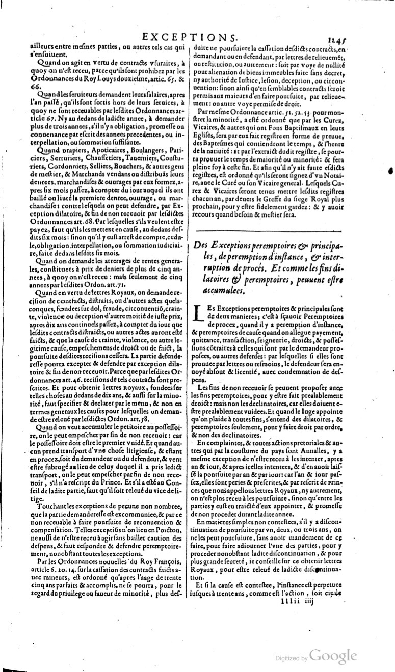 1629 - Veuve Nicolas Buon - Trésor du droit français (21754 T. 1) - BM Lyon