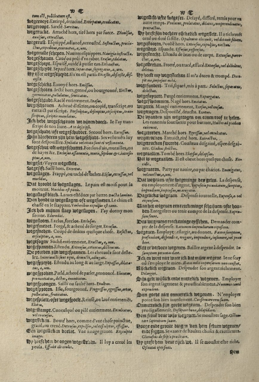 1573 - Christophe Plantin - Trésor du langage bas-allemand - Greifswald 1573 - Christophe Plantin - Trésor du langage bas-allemand - Greifswald