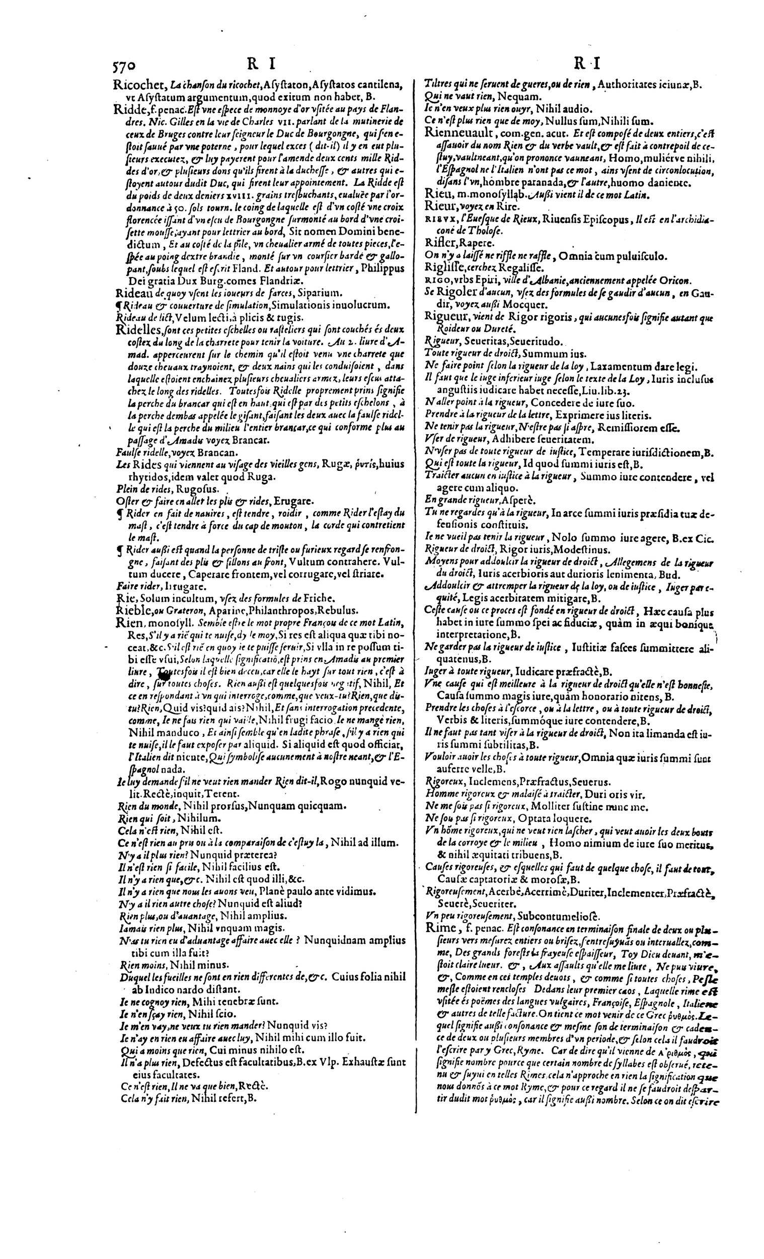 1606 - David Douceur - Trésor de la langue française - BM Lyon 1606 - David Douceur - Trésor de la langue française - BM Lyon