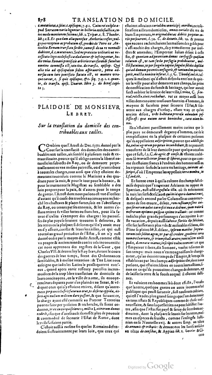 1629 - Veuve Nicolas Buon - Trésor du droit français (21754 T. 3) - BM Lyon