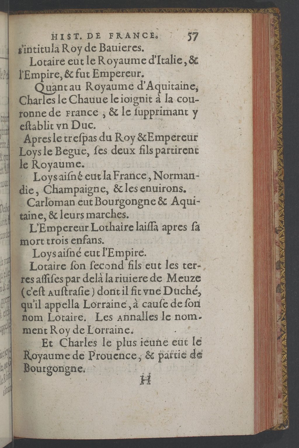 1603 - Galiot Corrozet - Trésor des histoires de France - BnF Tolbiac