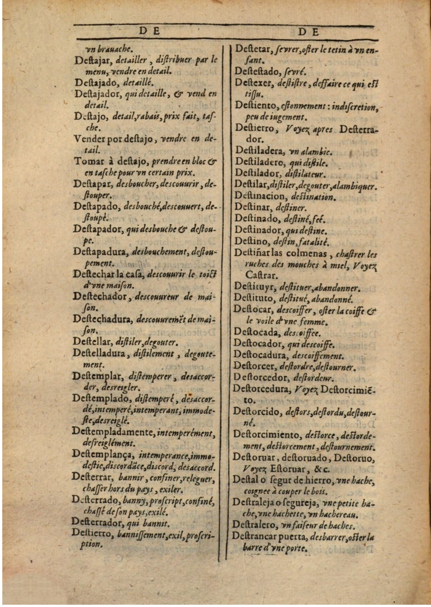 1607 - Marc Orry - Trésor des deux langues espagnole et française (Première partie) - BSB Munich 1607 - Marc Orry - Trésor des deux langues espagnole et française (Première partie) - BSB Munich