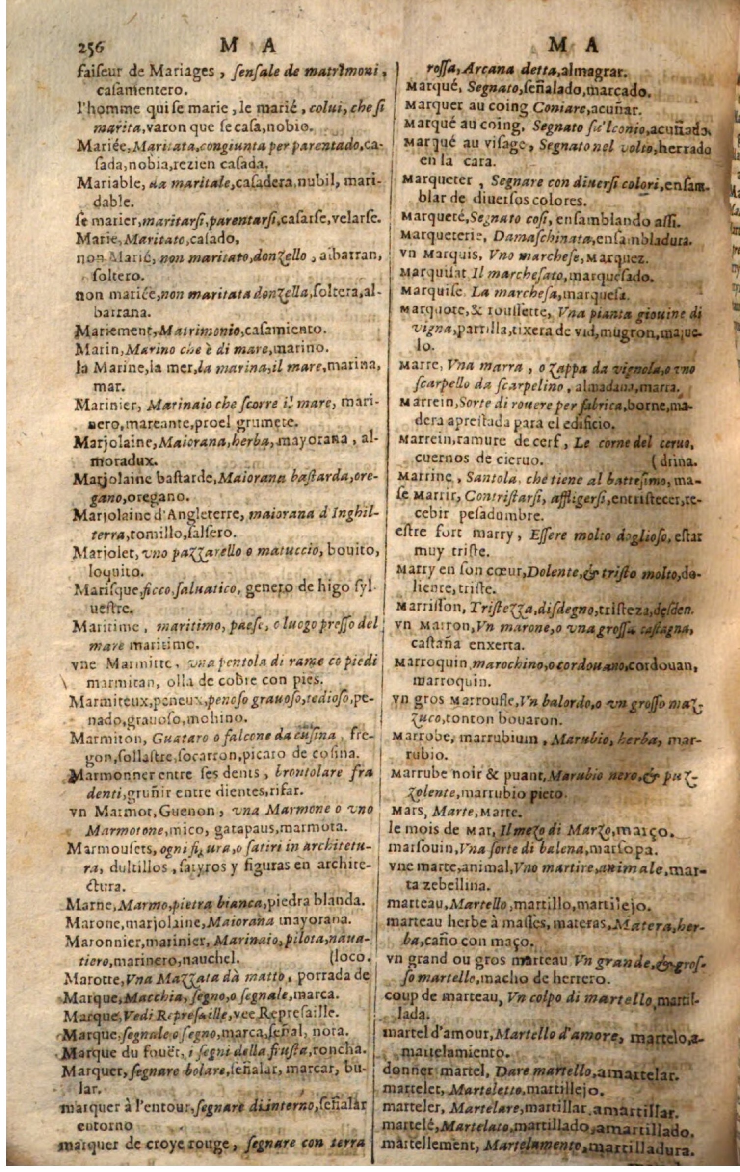 1644 - Jacques Crespin - Trésor des trois langues - Passau 1644 - Jacques Crespin - Trésor des trois langues - Passau
