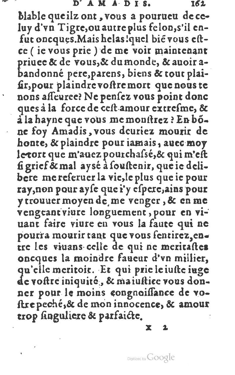 1582 - Jean Huguetan - Trésor des Amadis T. 1 - BM Lyon
