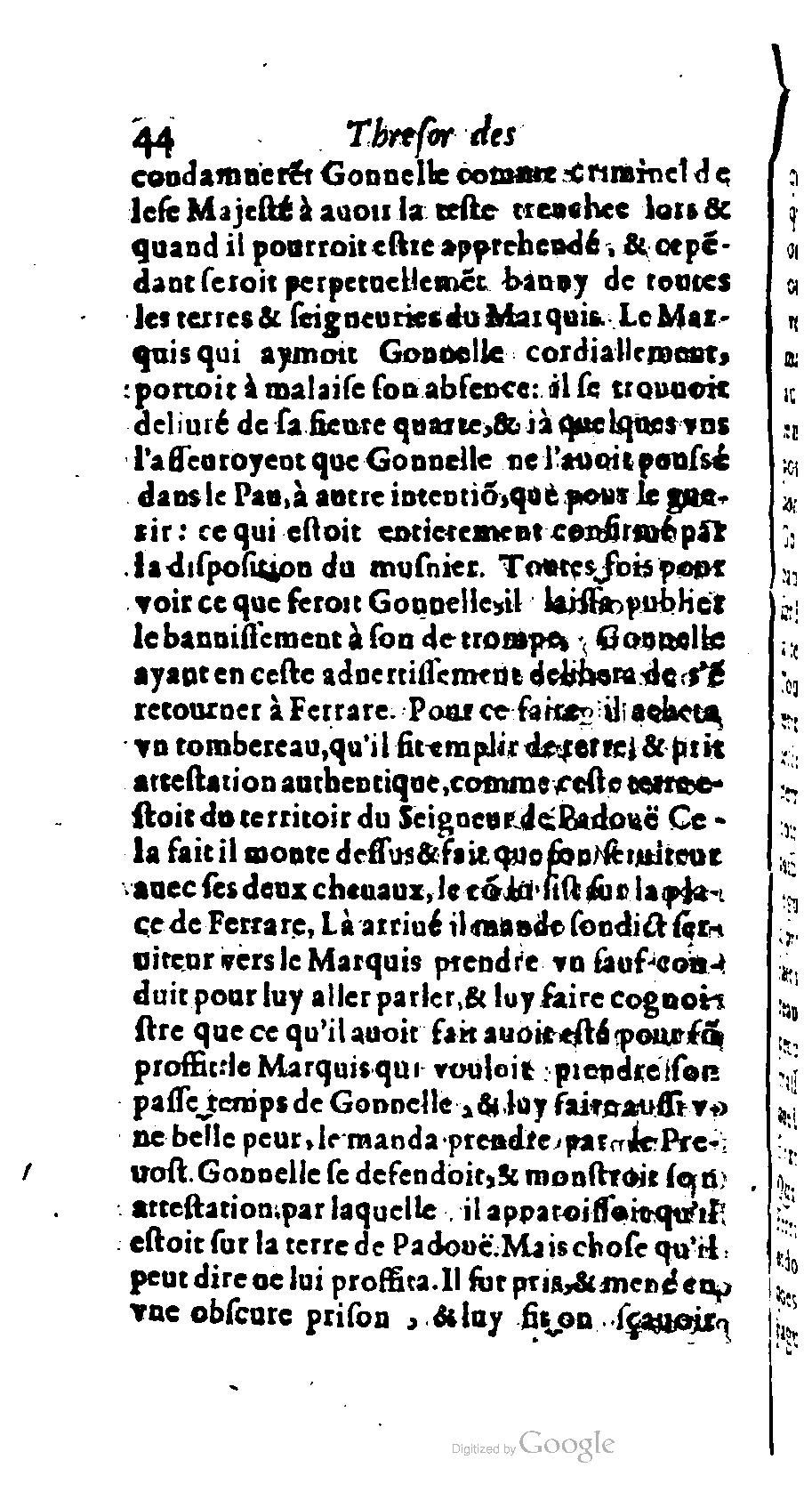 1611 - Romain de Beauvais - Trésor des récréations - BM Lyon