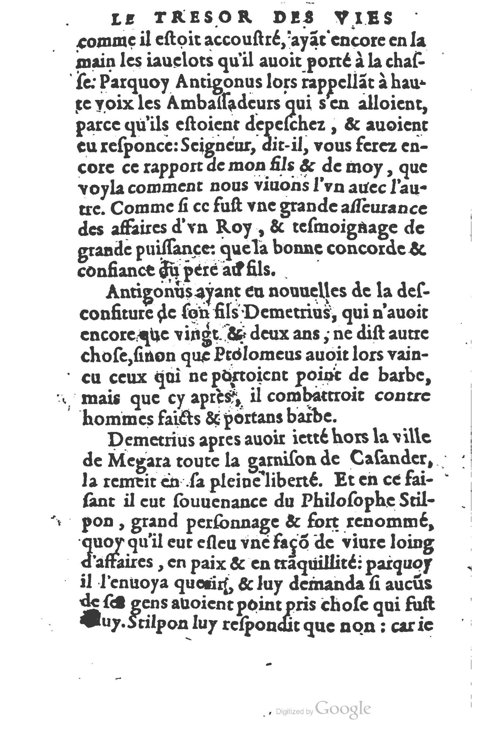 1577 - Claude Micard - Trésor des vies de Plutarque - BSB Munich