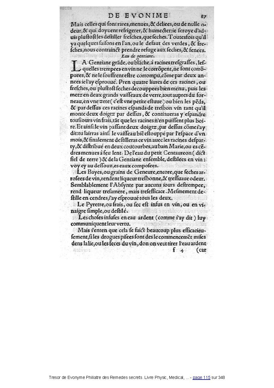1555 - Balthazar Arnoullet - Trésor d’Évonyme Philiatre - Université Paris Cité