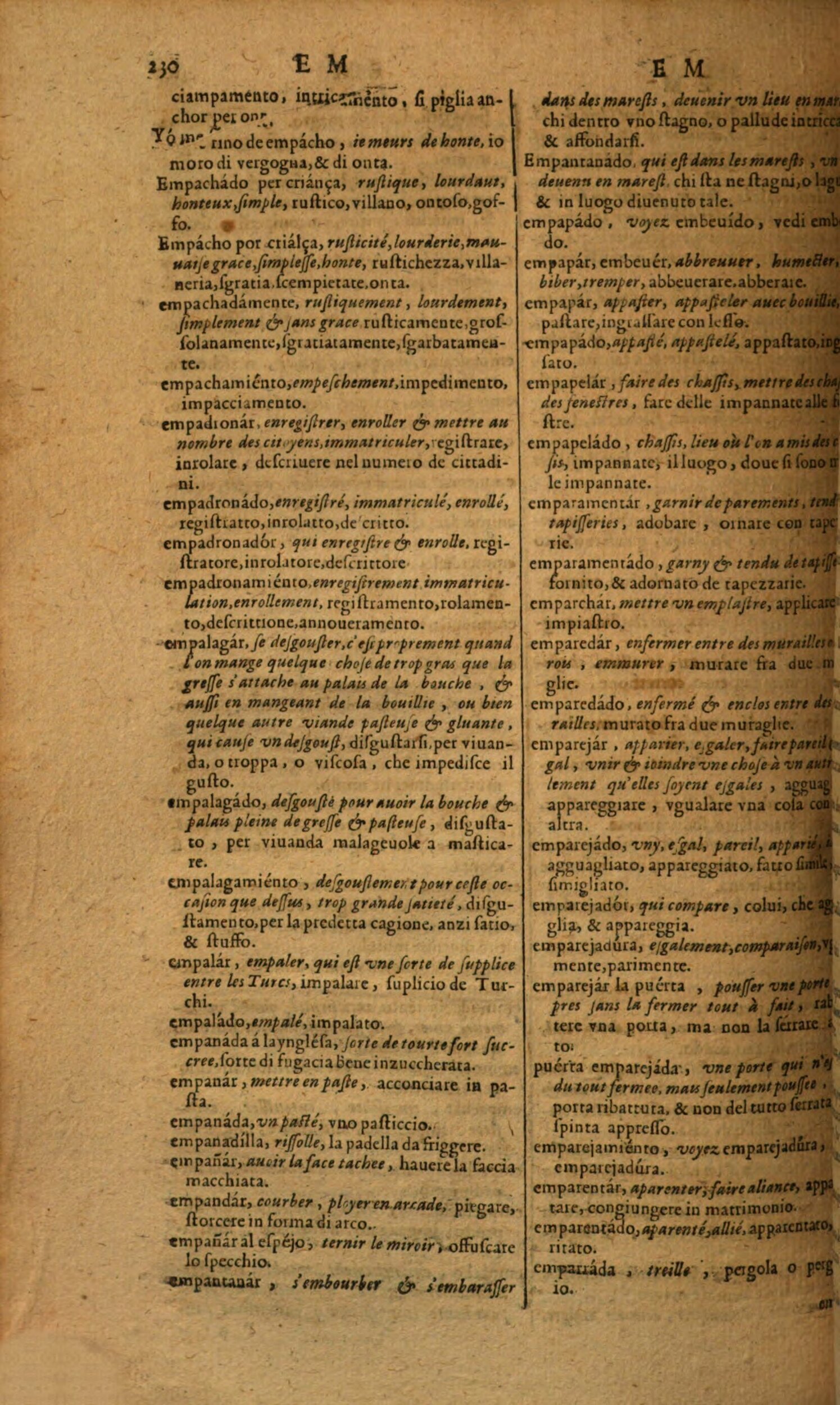 1617 - Samuel Crespin - Trésor des trois langues espagnole, française et italienne (Première partie) - Regensburg
