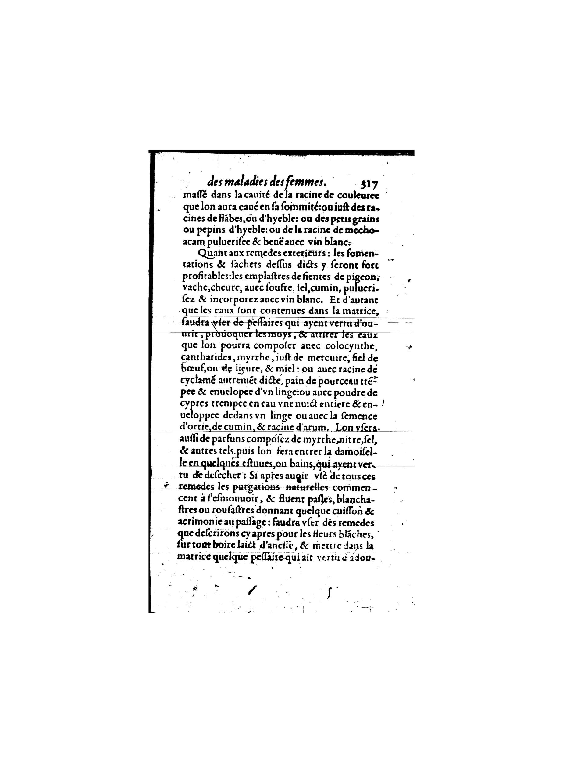 1587 - Jacques du Puis - Trésor des remèdes secrets pour les maladies des femmes - BnF 1587 - Jacques du Puis - Trésor des remèdes secrets pour les maladies des femmes - BnF