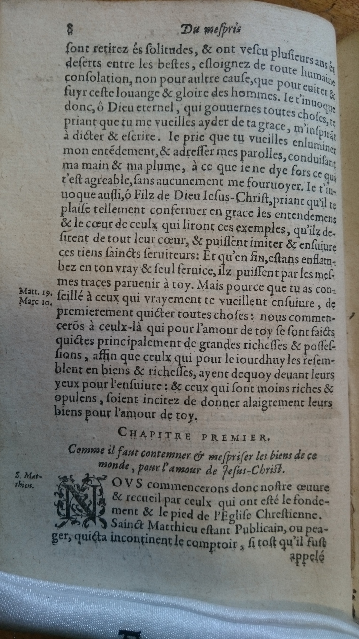 1585 - Jean Bogard - Trésor des faits et dits mémorables des hommes saints et illustres - Douai Quincy