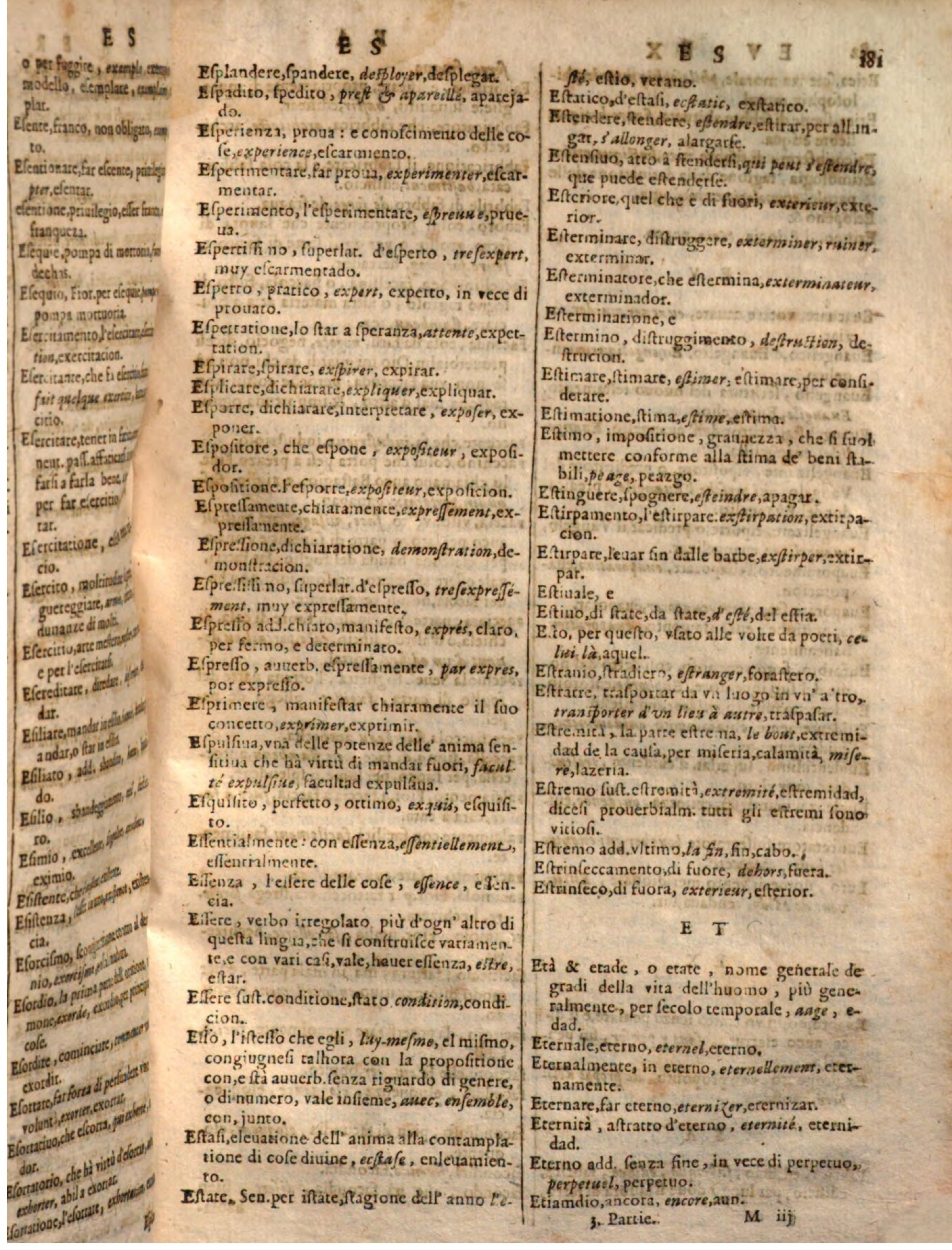 1644 - Jacques Crespin - Trésor des trois langues - Passau 1644 - Jacques Crespin - Trésor des trois langues - Passau