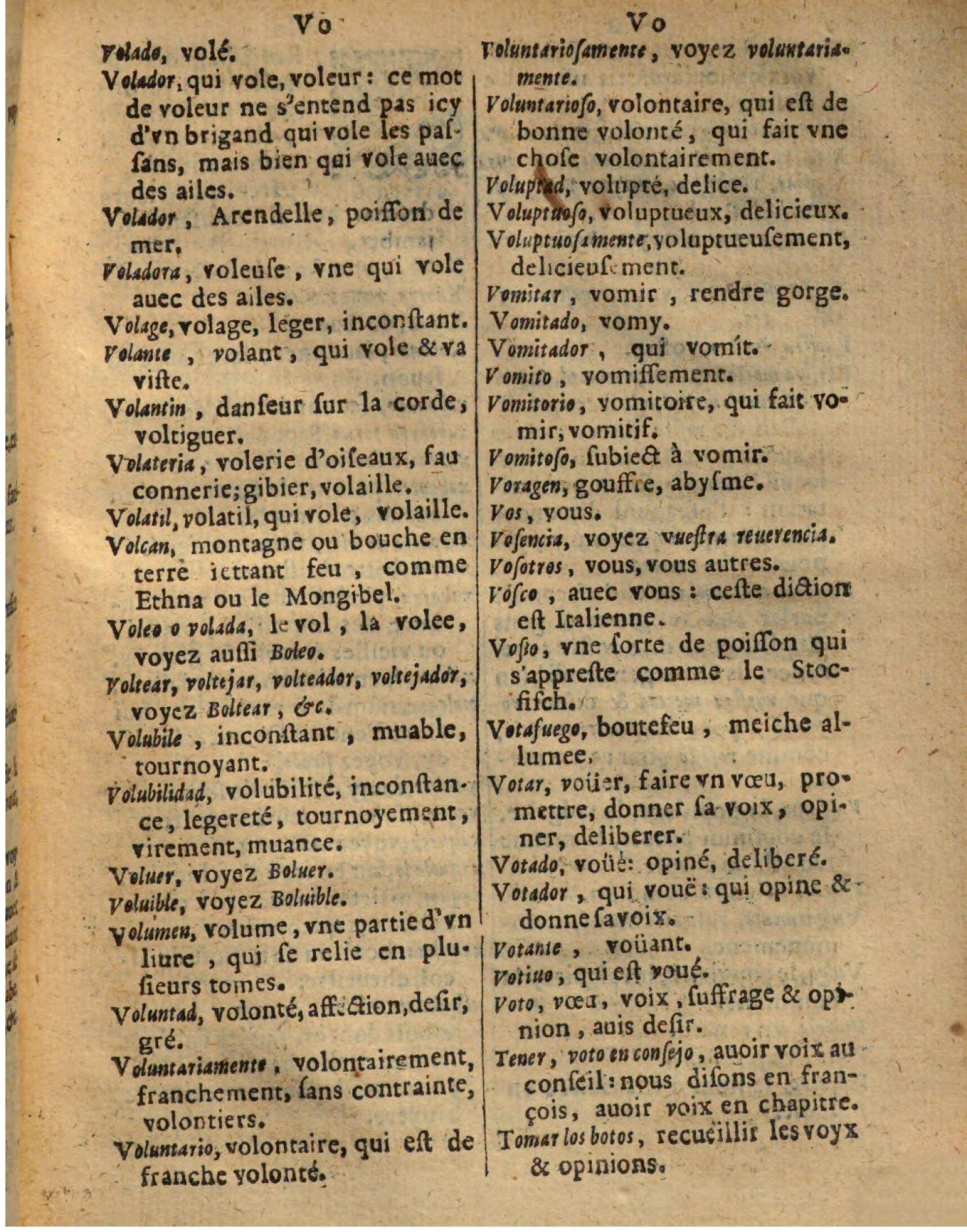1625 - Hubert Antoine - Trésor des deux langues espagnole et française - Augsbourg