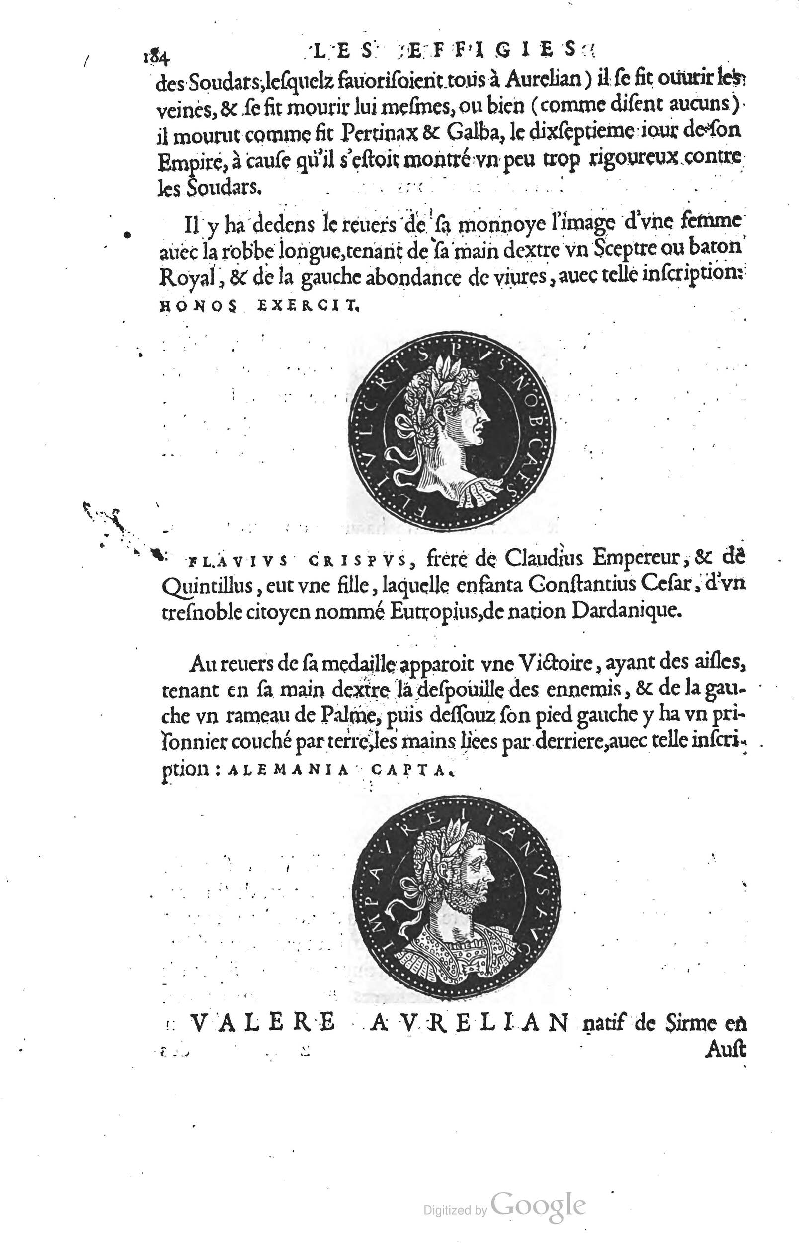 1553 - Jacopo Strada et Thomas Guérin - Épitome du Trésor des antiquités - Prague