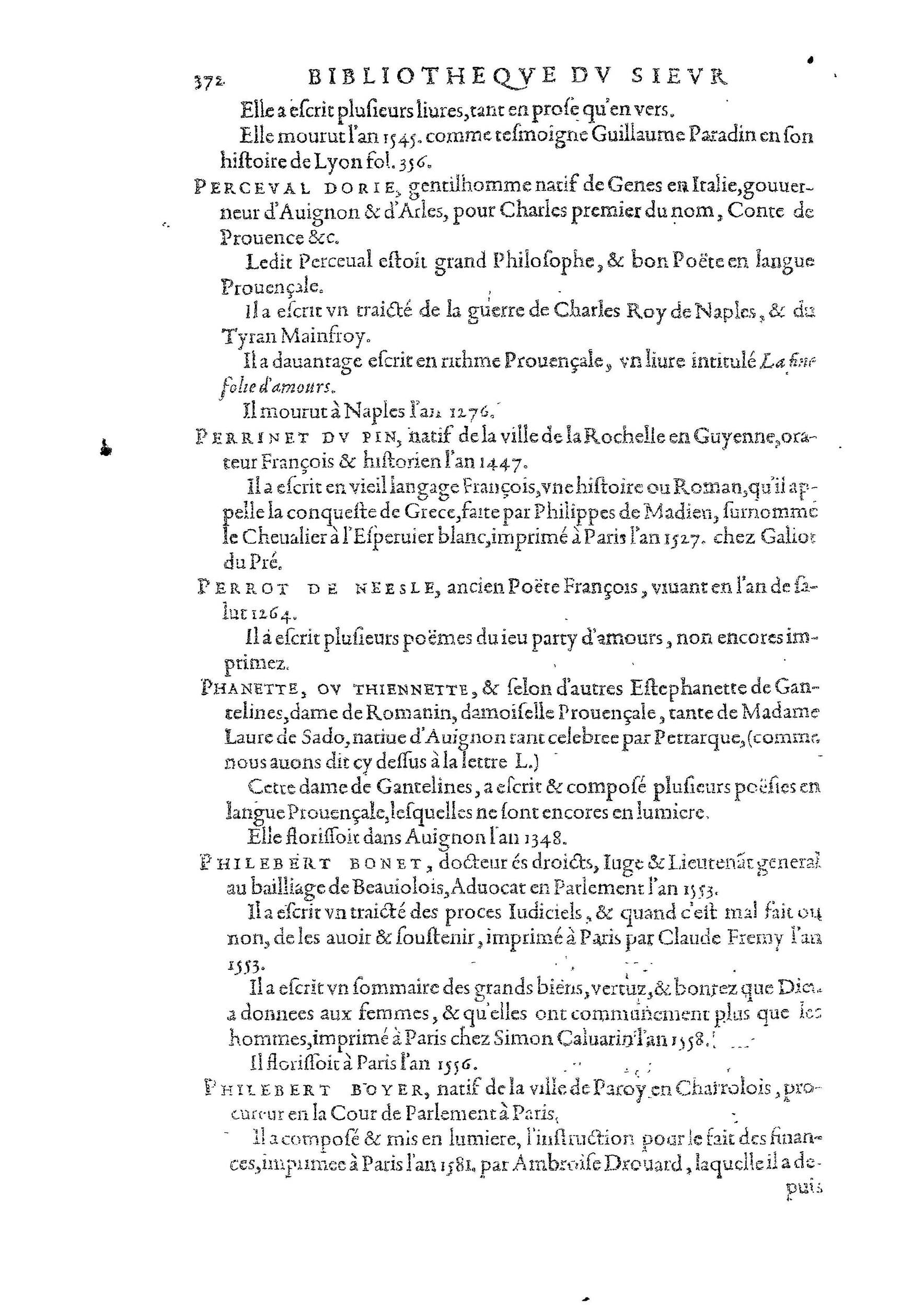 1584 - Abel L&#039;Angelier - Bibliothèques françaises - BnF