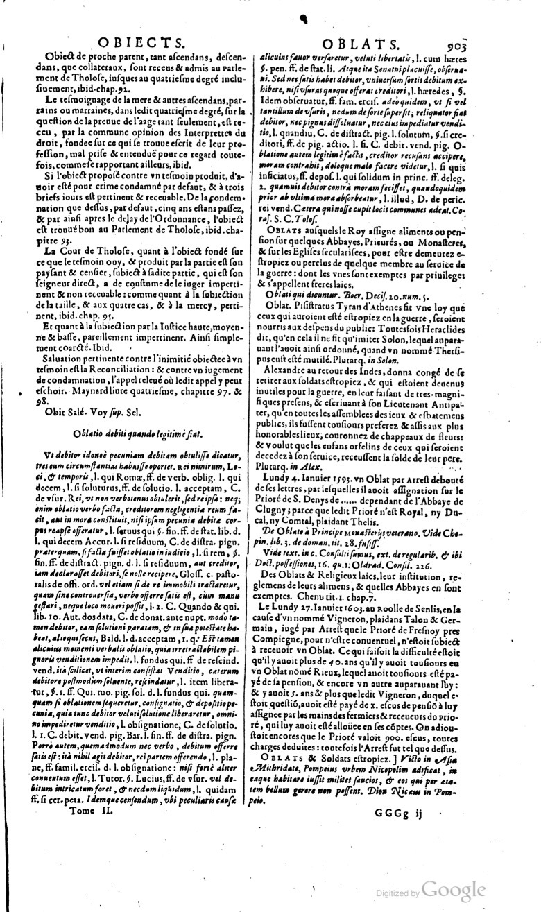 1629 - Veuve Nicolas Buon - Trésor du droit français (29620 T. 2) - BM Lyon