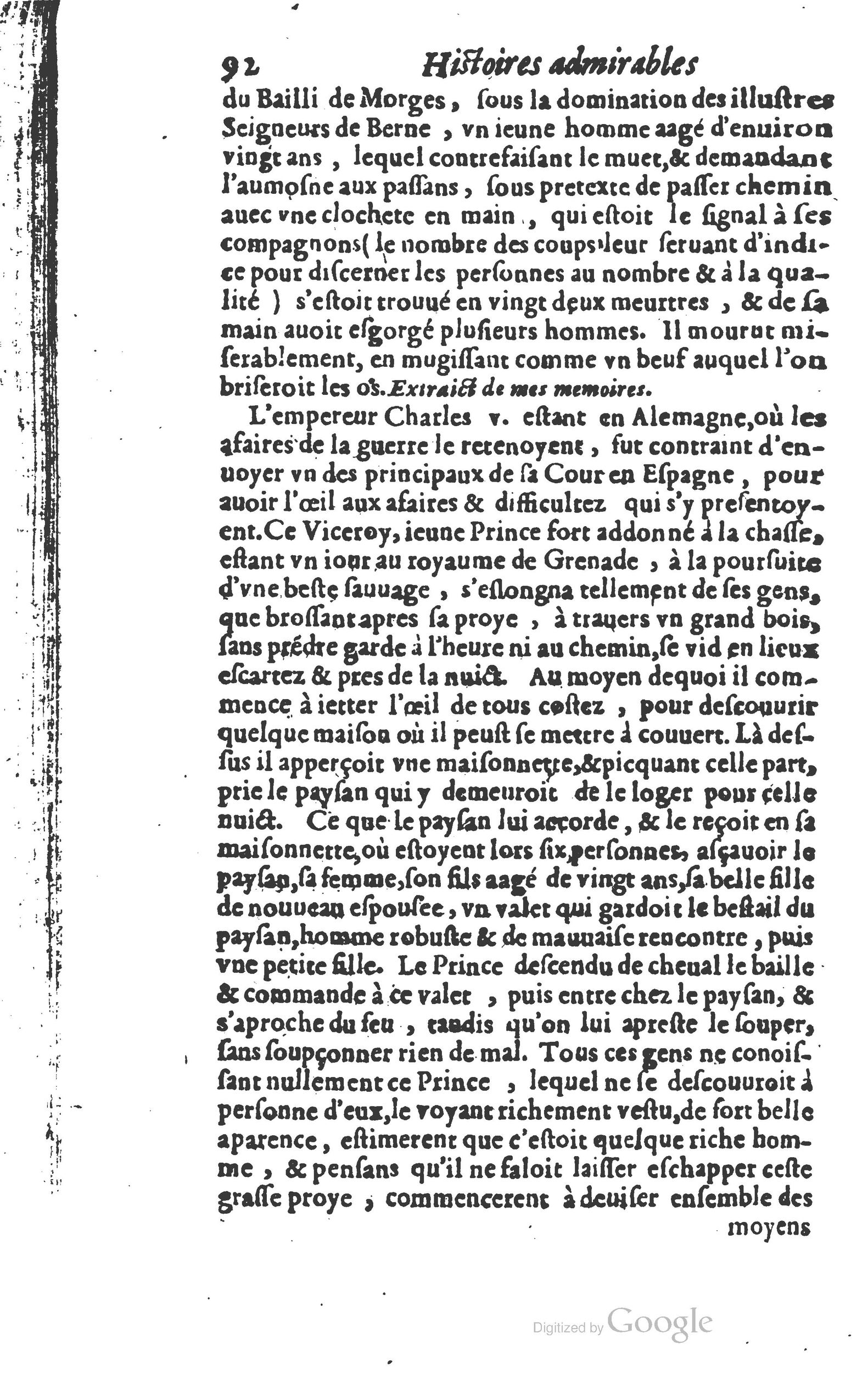 1610 - Paul Marceau - Trésor d’histoires admirables et mémorables - Princeton