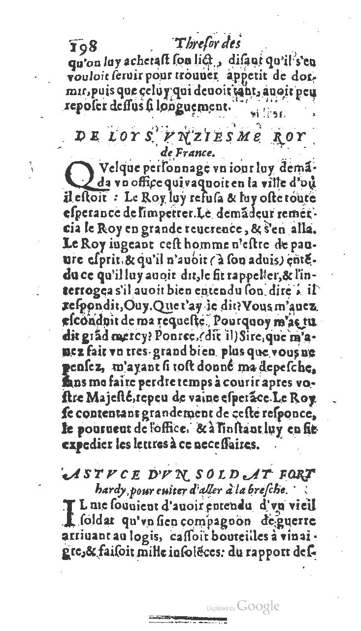 1611 - Jean Osmont - Trésor des récréations - BSB Munich