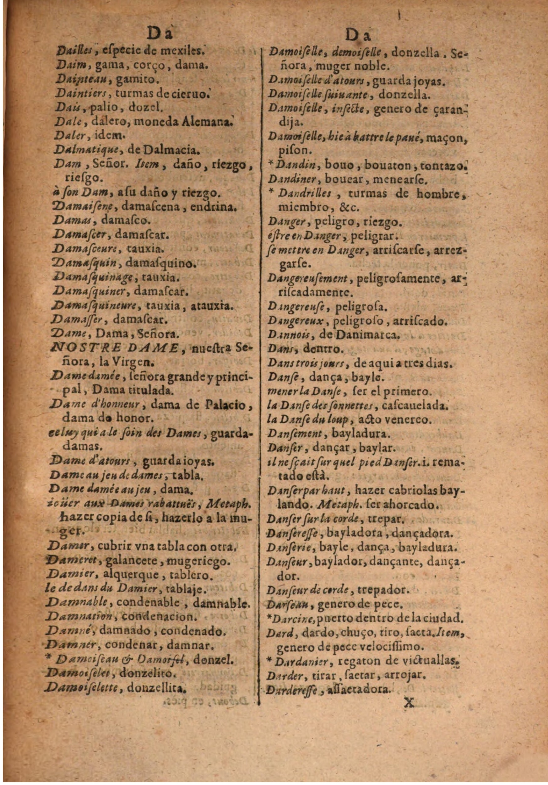1645 - A. de Sommaville et A. Courbé - Trésor des deux langues espagnole et française (Seconde partie) - BSB Munich
