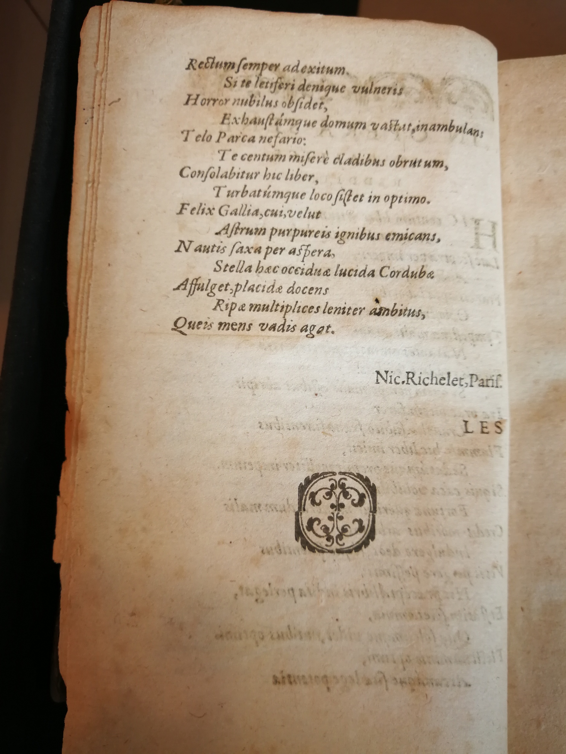 1606 - Jean Arnaud - Œuvres morales et mêlées de Sénèque, Trésor de philosophie morale - BM Marseille