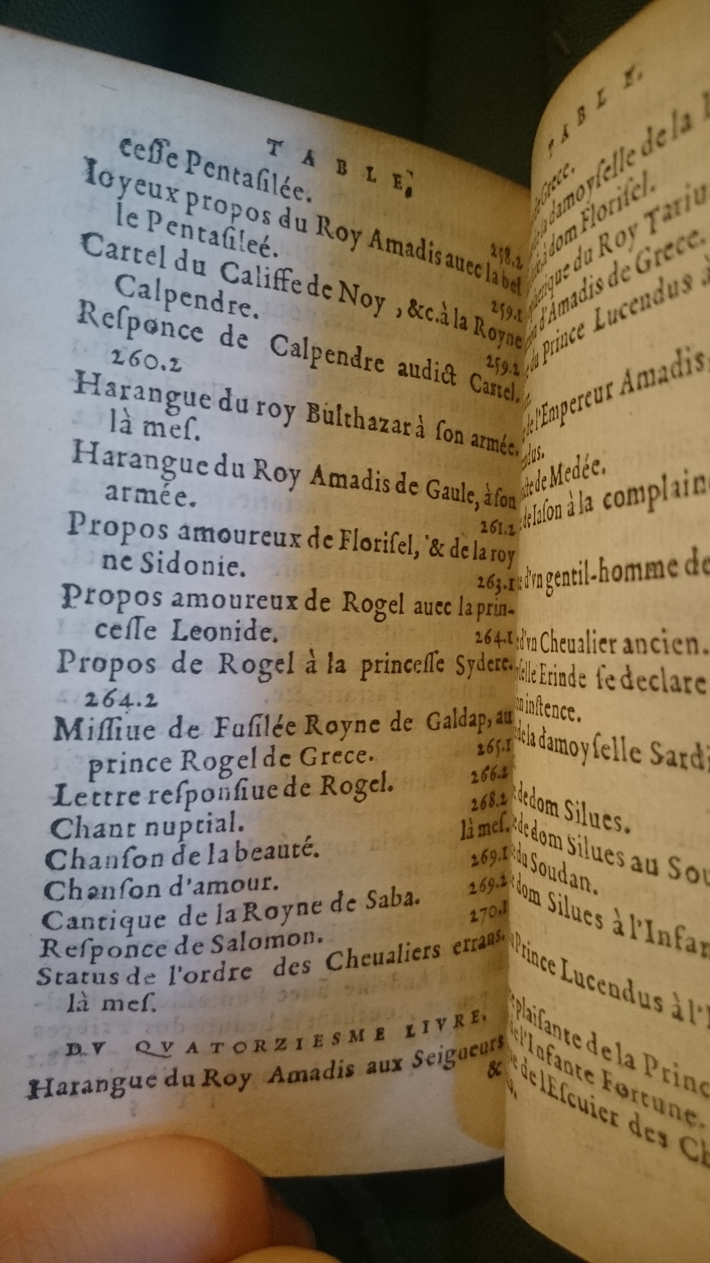 1582 - Jean Huguetan - Trésor des Amadis - BnF Arsenal