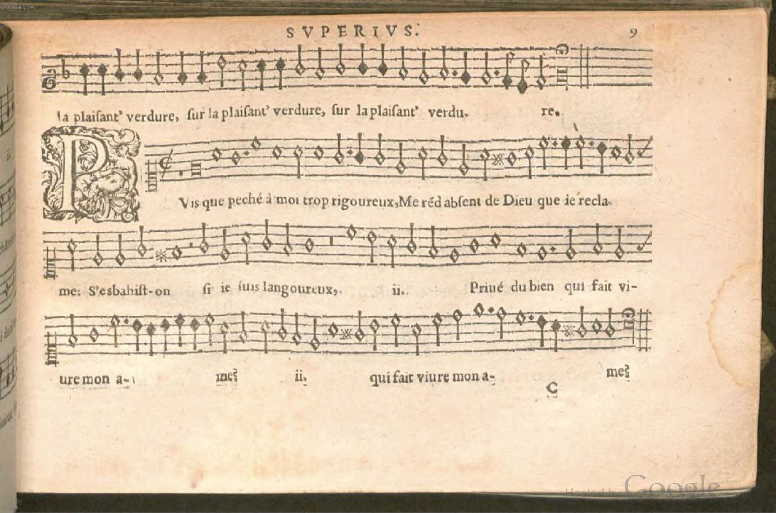 1576 - [Pierre de Saint-André] - Trésor de musique d’Orlande de Lassus Superius - BSB Munich