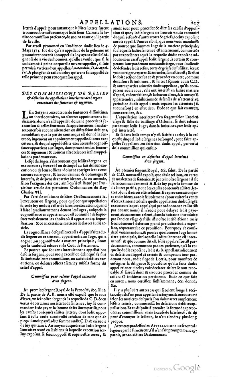 1629 - Veuve Nicolas Buon - Trésor du droit français (29620 T. 1) - BM Lyon