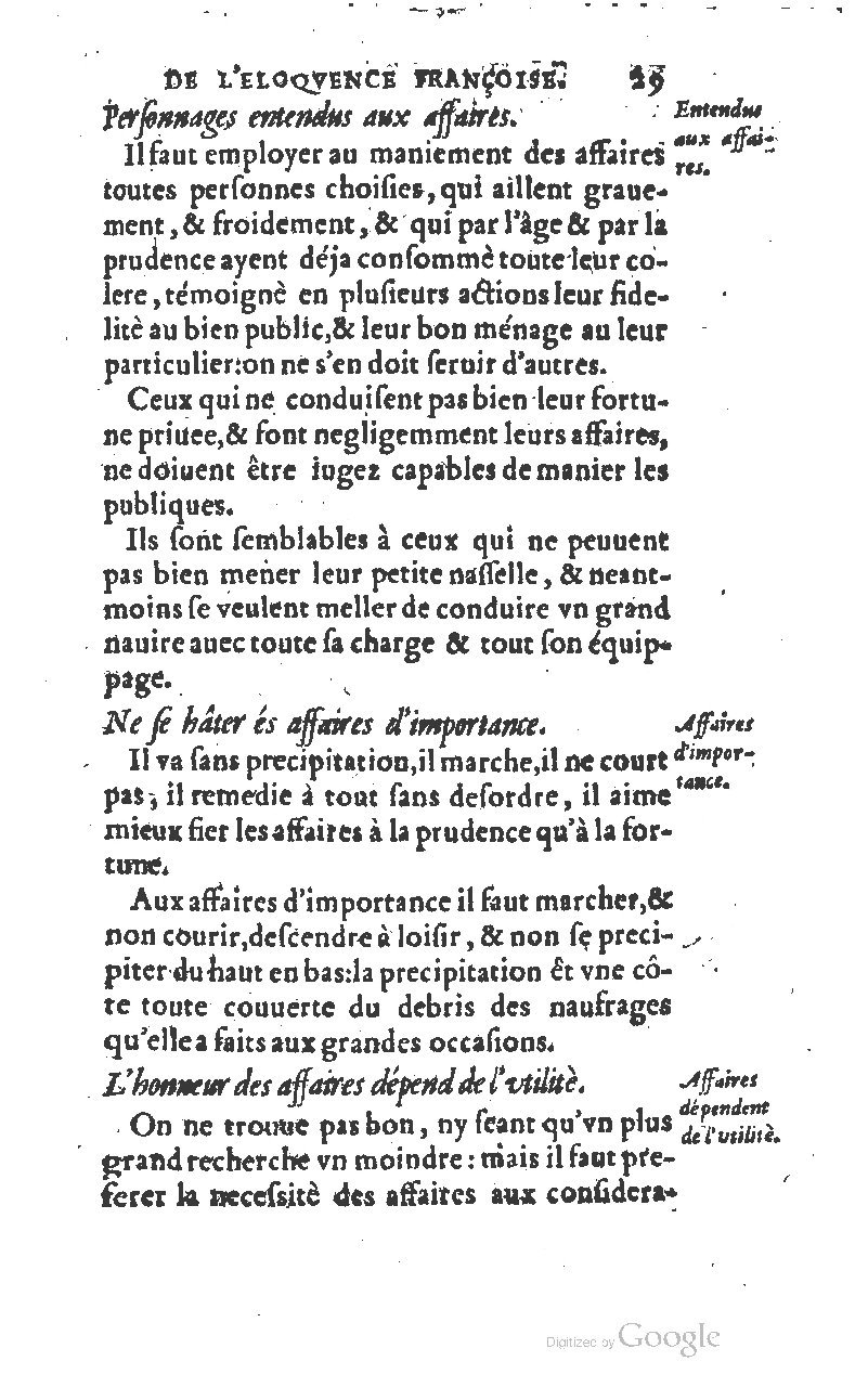 1610 - Louis Coste - Trésor de l’éloquence française (Seconde partie) - BM Lyon