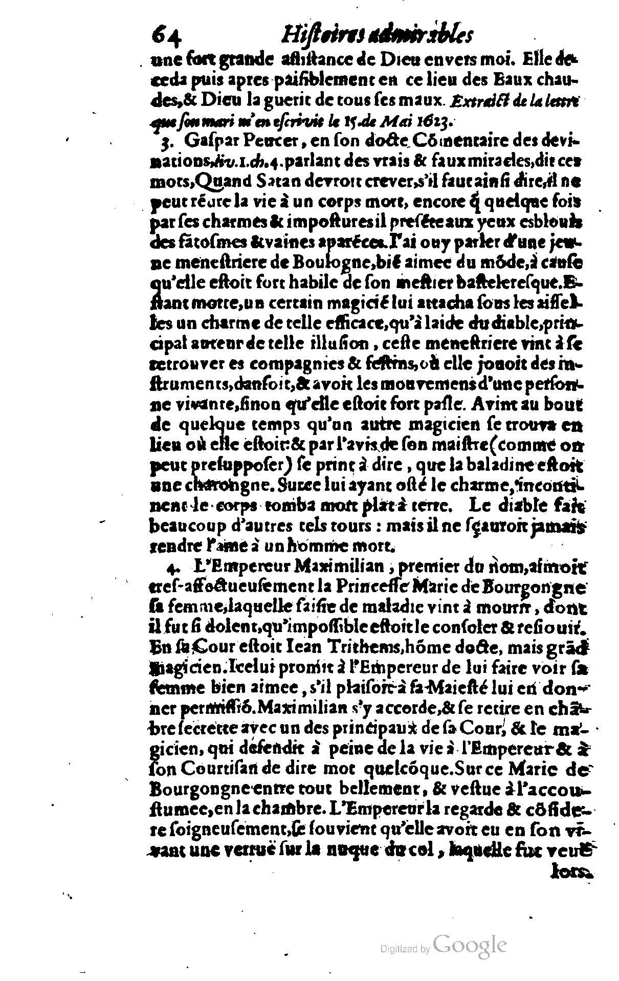 1628 - Jacques Crespin - Trésor d’histoires admirables et mémorables - BSB Munich 1628 - Jacques Crespin - Trésor d’histoires admirables et mémorables - BSB Munich