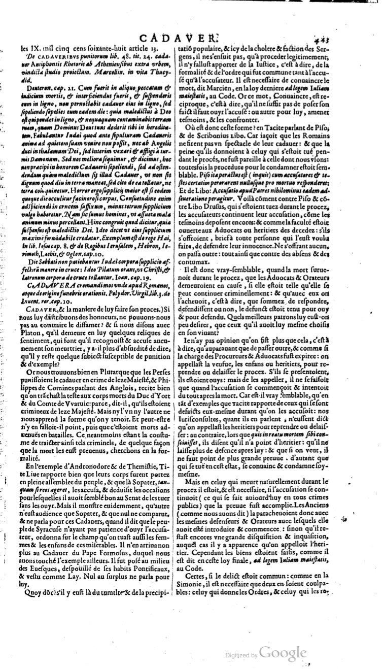 1629 - Veuve Nicolas Buon - Trésor du droit français (21754 T. 1) - BM Lyon