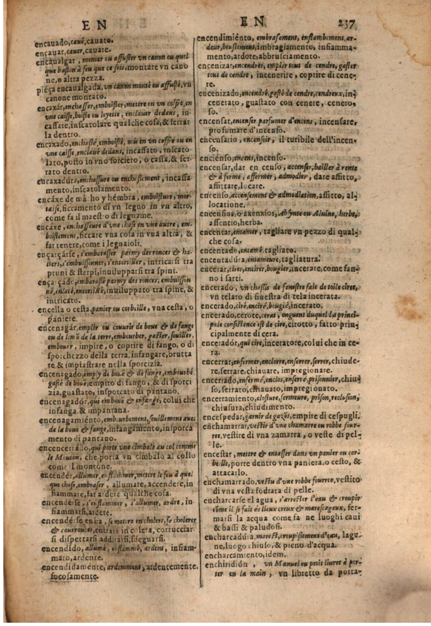 1637 - Jacques Crespin - Trésor des trois langues (Trois parties) - BSB Munich 1637 - Jacques Crespin - Trésor des trois langues (Trois parties) - BSB Munich